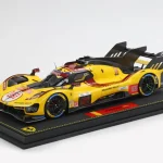 Ferrari 499P 83 24h Le Mans győztes 2025 R. Kubica - P. Hanson - Y. Ye vitrinnel Limitált Gyors szállítás